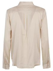 Silk95Five Shirts Beige Monte Carlo silk shirt