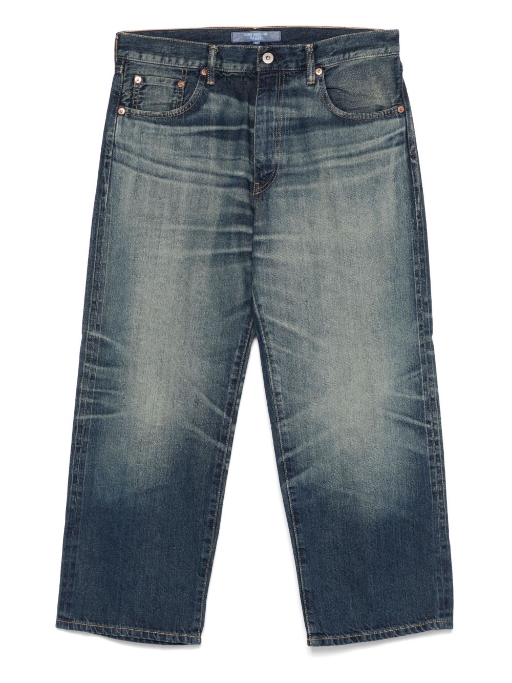 Junya Watanabe Jeans cropped indigo denim