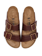 Birkenstock Leather Brown Sandals — Arizona Bold for Men