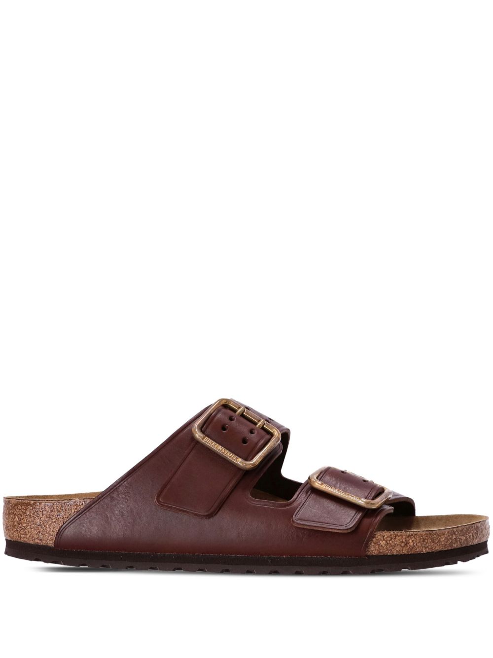 Birkenstock Leather Brown Sandals — Arizona Bold for Men