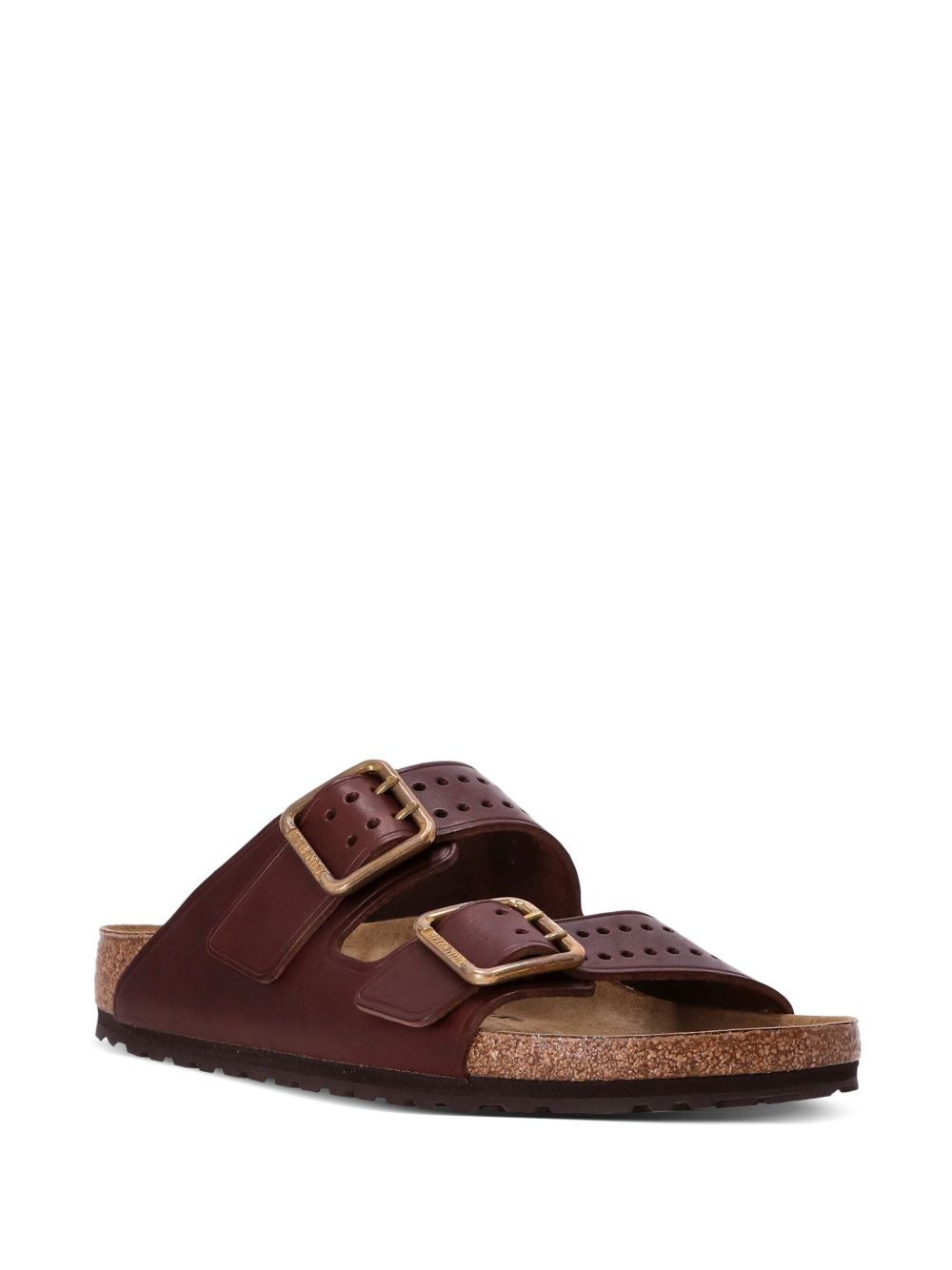 Birkenstock Leather Brown Sandals — Arizona Bold for Men