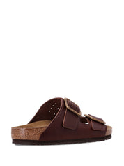 Birkenstock Leather Brown Sandals — Arizona Bold for Men
