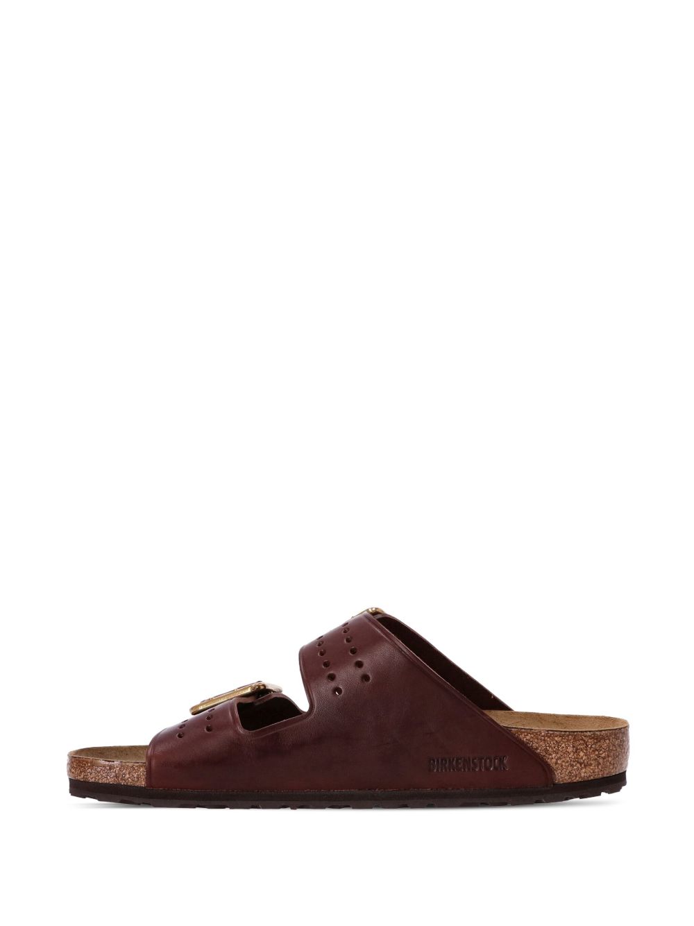 Birkenstock Leather Brown Sandals — Arizona Bold for Men