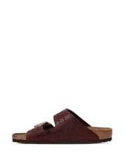 Birkenstock Leather Brown Sandals — Arizona Bold for Men