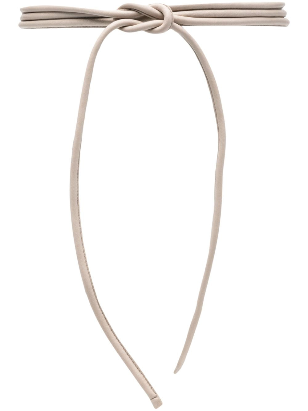 Furling By Giani Belts Dove Grey leather belt