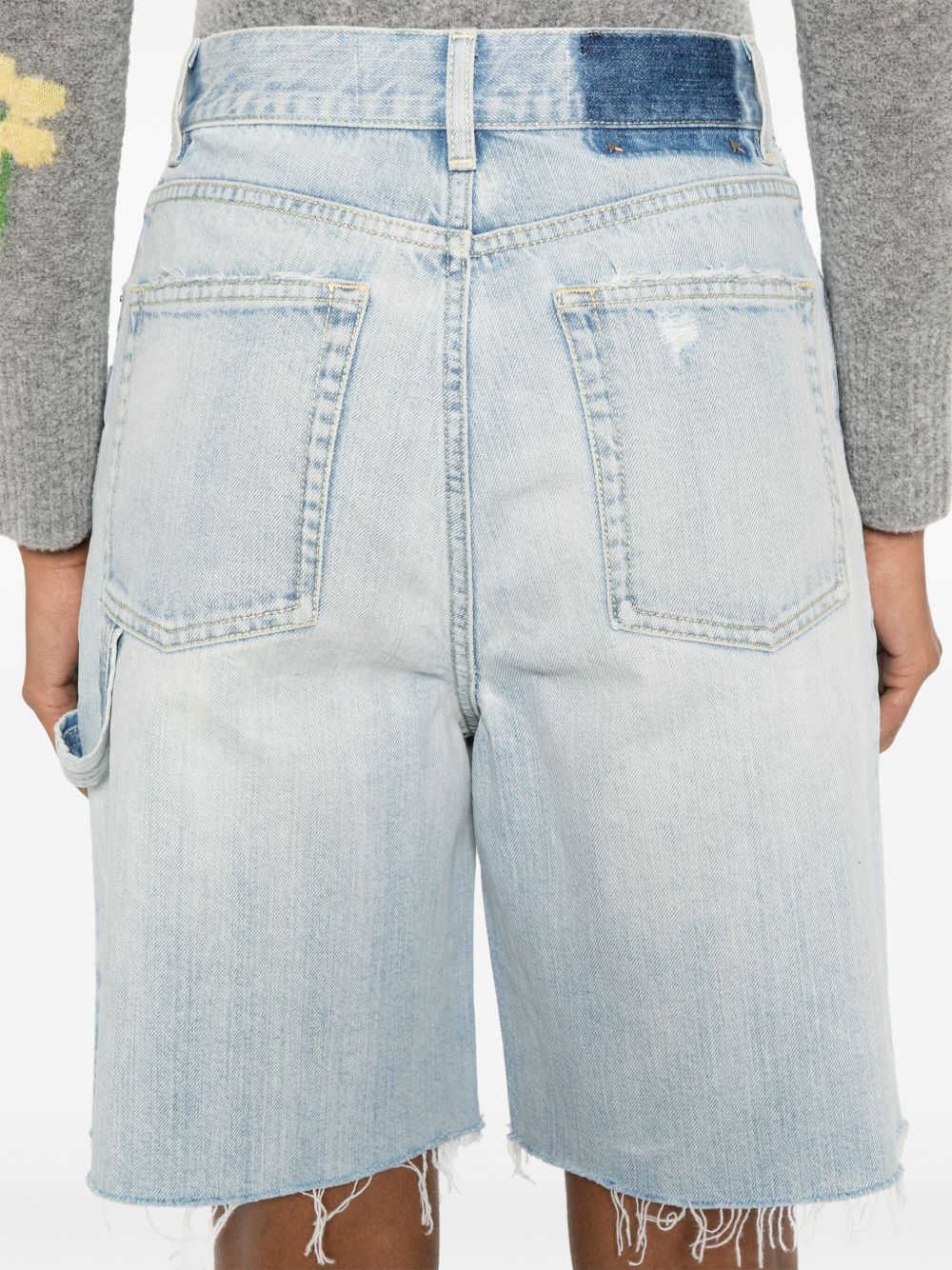 Golden Goose Shorts Clear Blue Denim