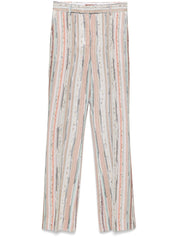 Missoni Trousers Orange striped slim fit
