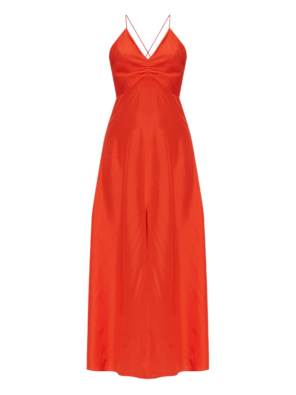 Vestidos Forte Forte Vestido lencero de seda roja