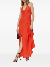 Vestidos Forte Forte Vestido lencero de seda roja