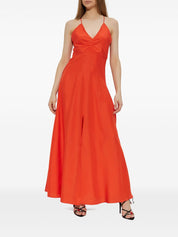 Vestidos Forte Forte Vestido lencero de seda roja