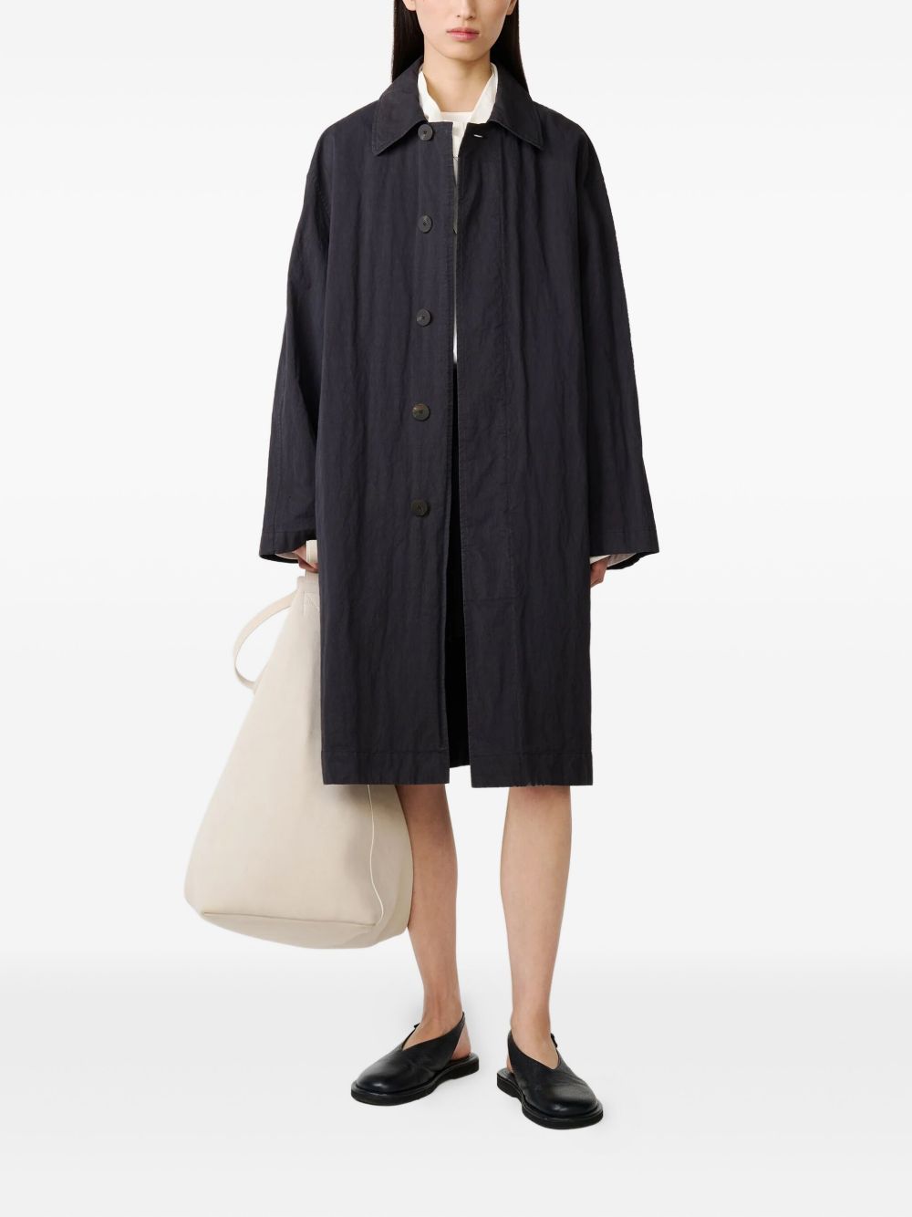 Studio Nicholson Coats Blue nylon cotton blend