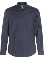 Blue Virgin Wool Shirt — Brunello Cucinelli