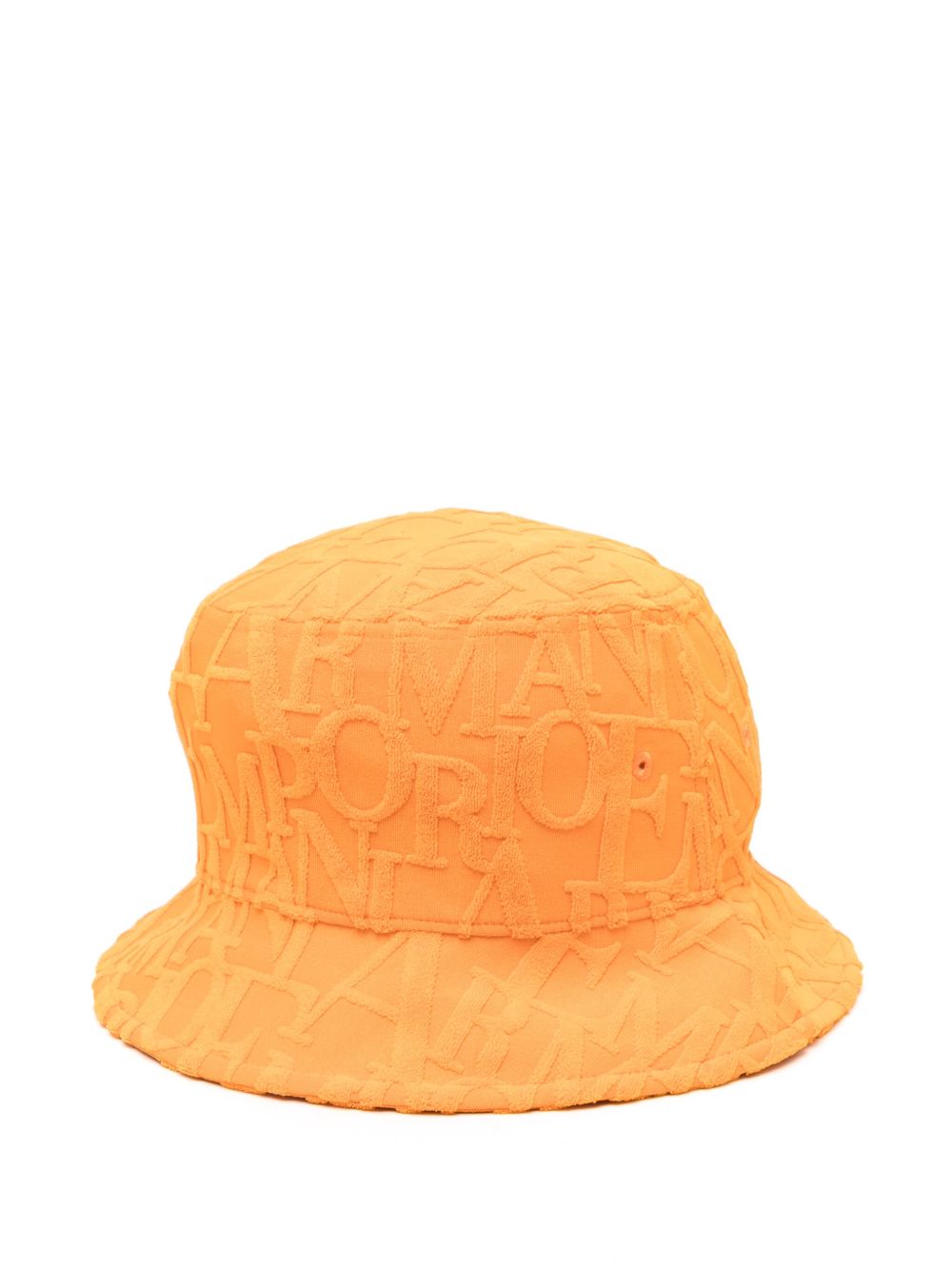 Sombrero de pescador naranja Emporio Armani
