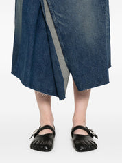 Junya Watanabe Skirts Blue asymmetric denim