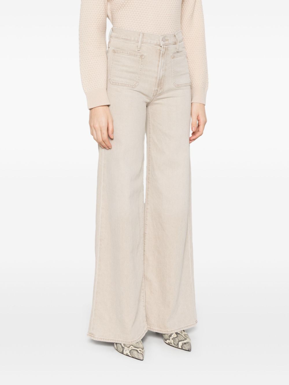 Jeans Mother Denim beige