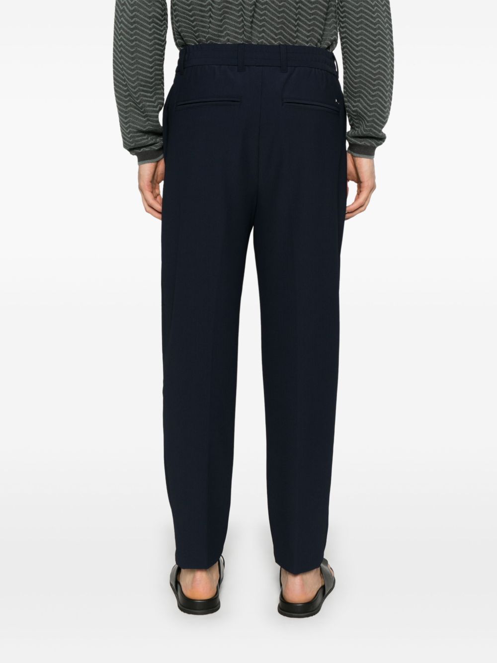 Pantalon EMPORIO ARMANI EXCLUSIVE en nylon bleu
