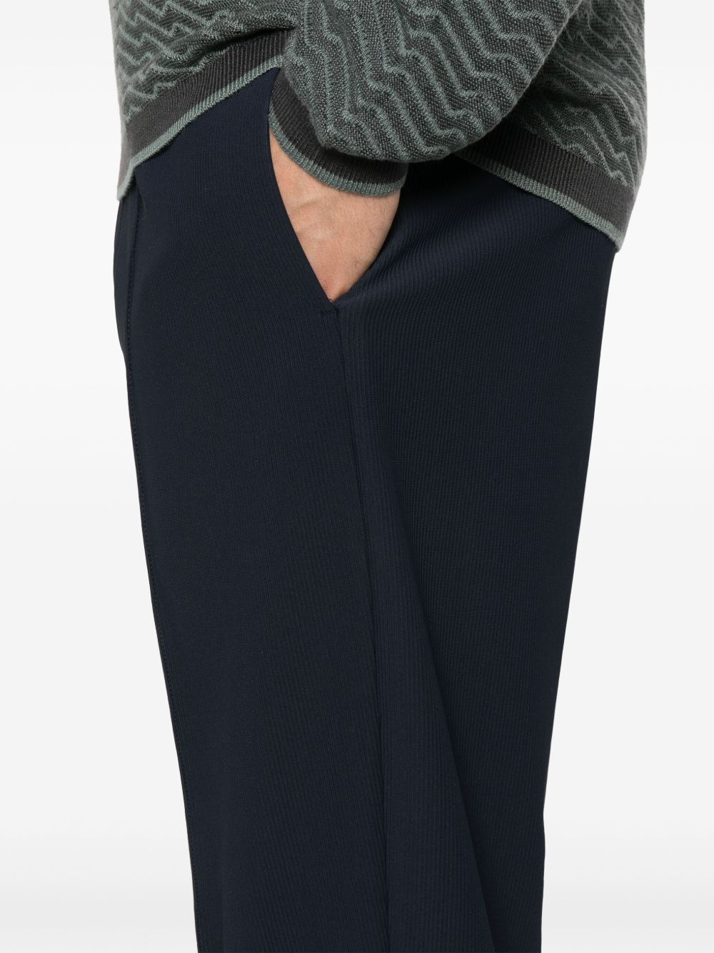 Pantalon EMPORIO ARMANI EXCLUSIVE en nylon bleu