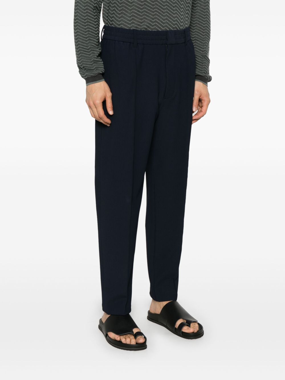Pantalon EMPORIO ARMANI EXCLUSIVE en nylon bleu