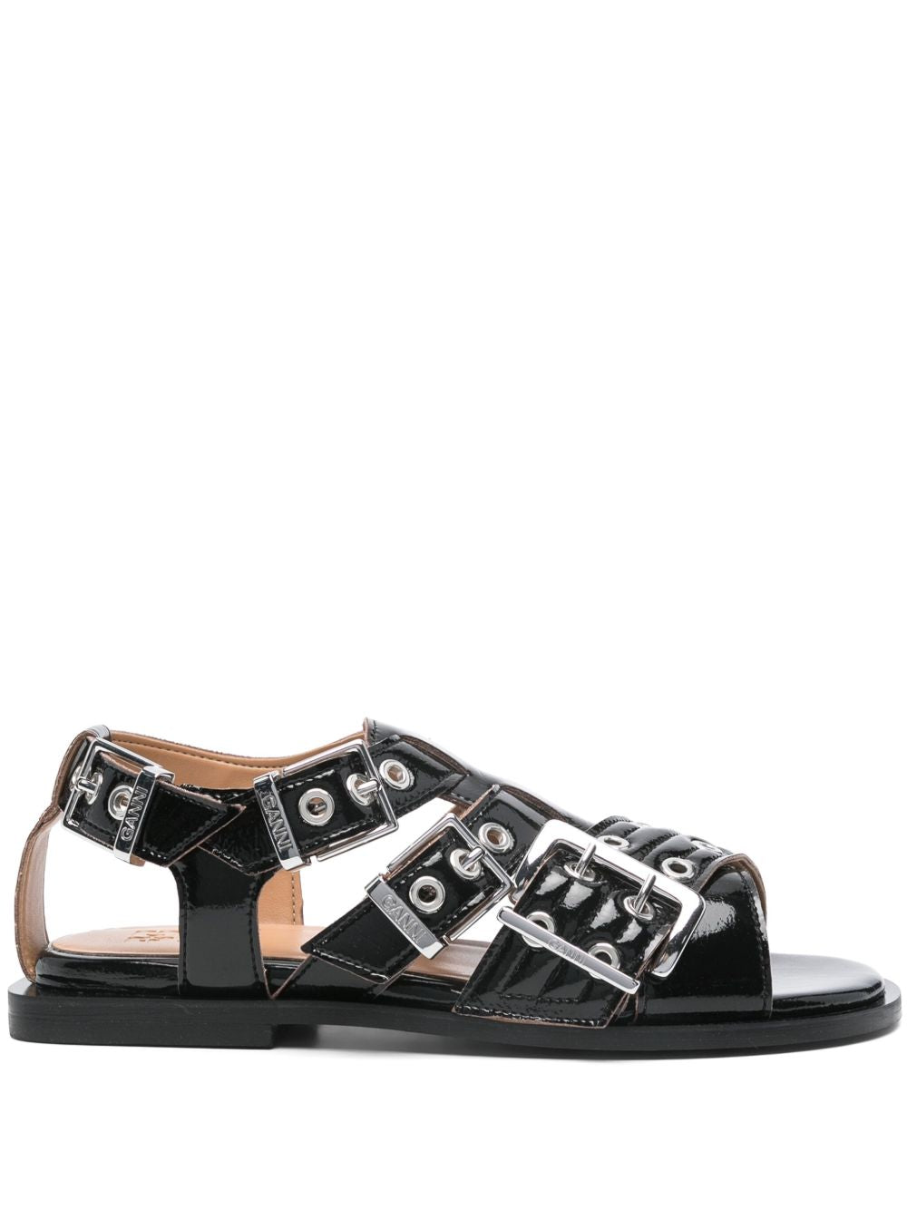 GANNI Sandals Black