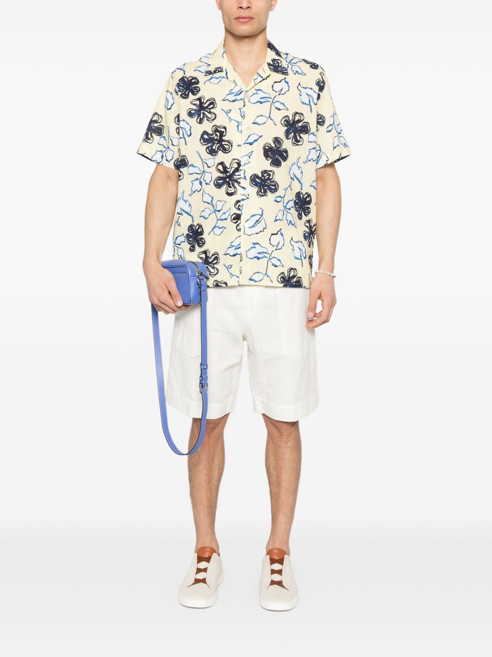 Paul Smith Shirts Yellow cotton shirt