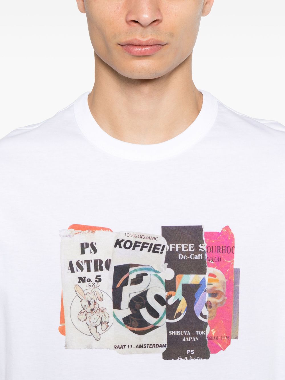 Paul Smith T-shirts and Polos White Cotton Classic Fit