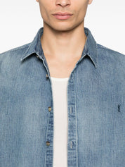 Saint Laurent Shirts Blue denim cotton