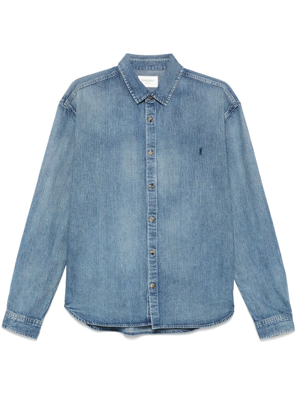 Saint Laurent Shirts Blue denim cotton