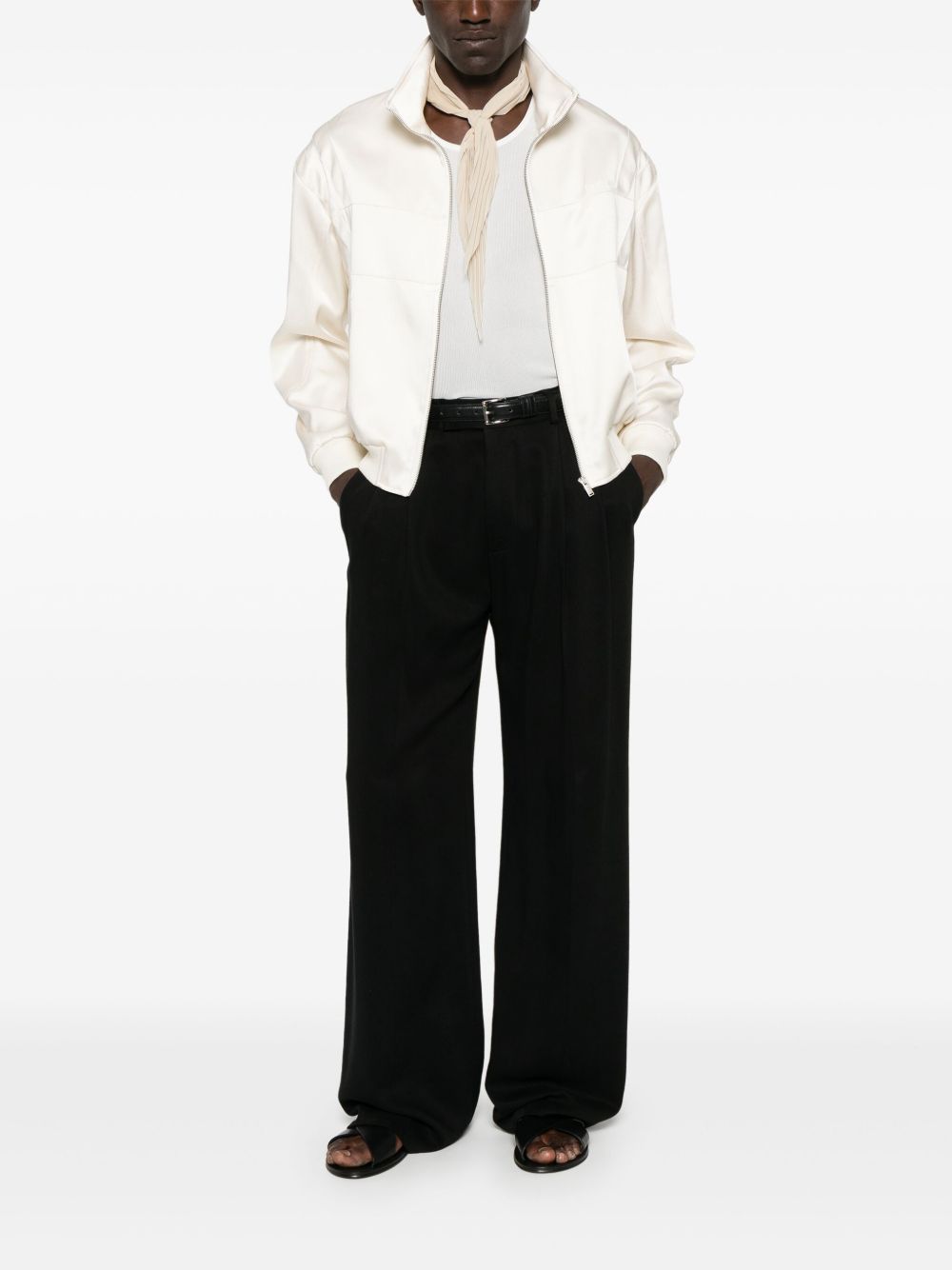 Saint Laurent Coats White