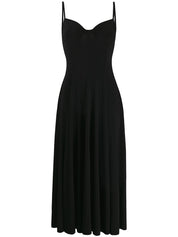 Norma Kamali Dresses Black pleated long dress