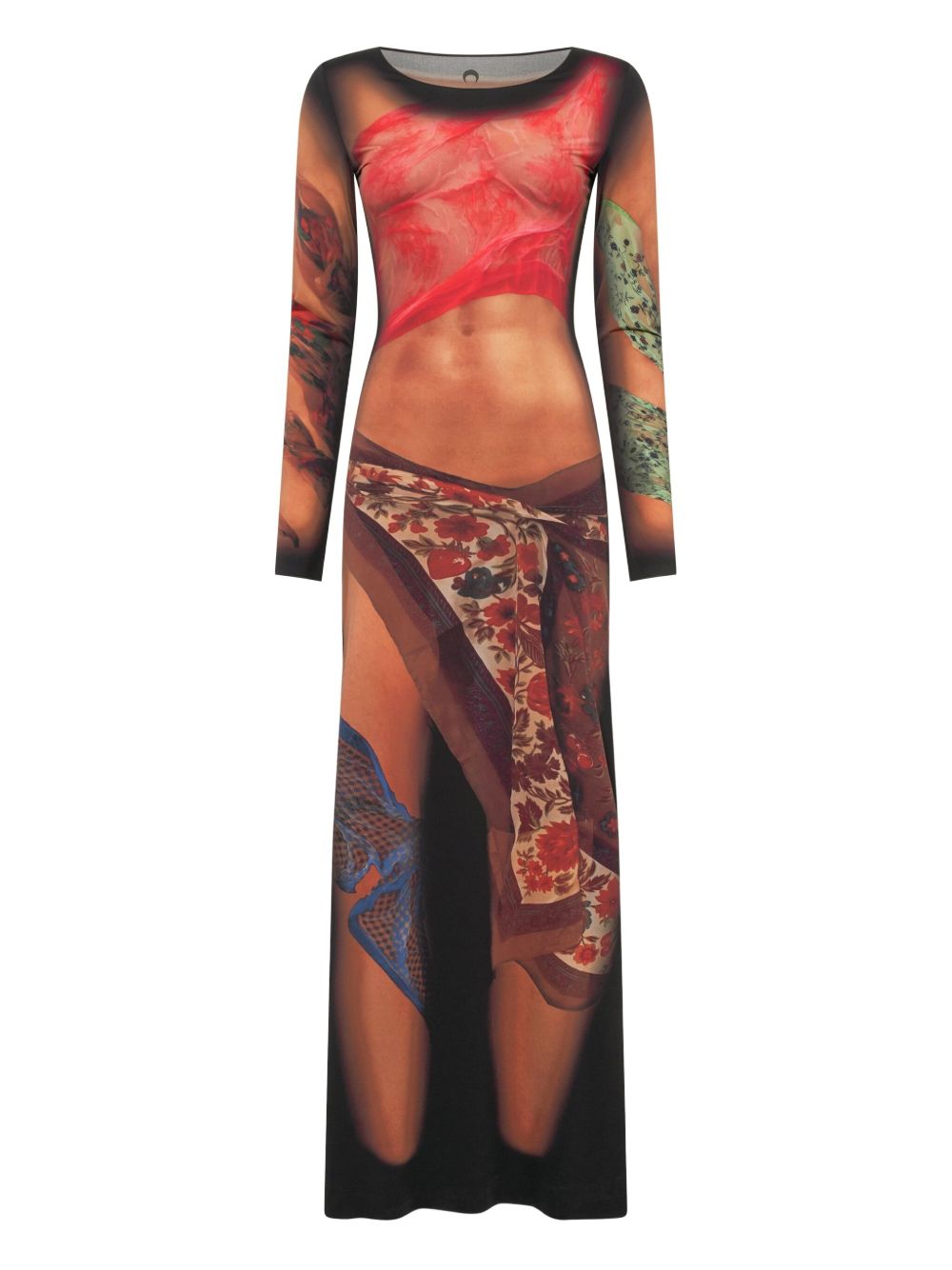 Marine Serre Dresses Beige long dress