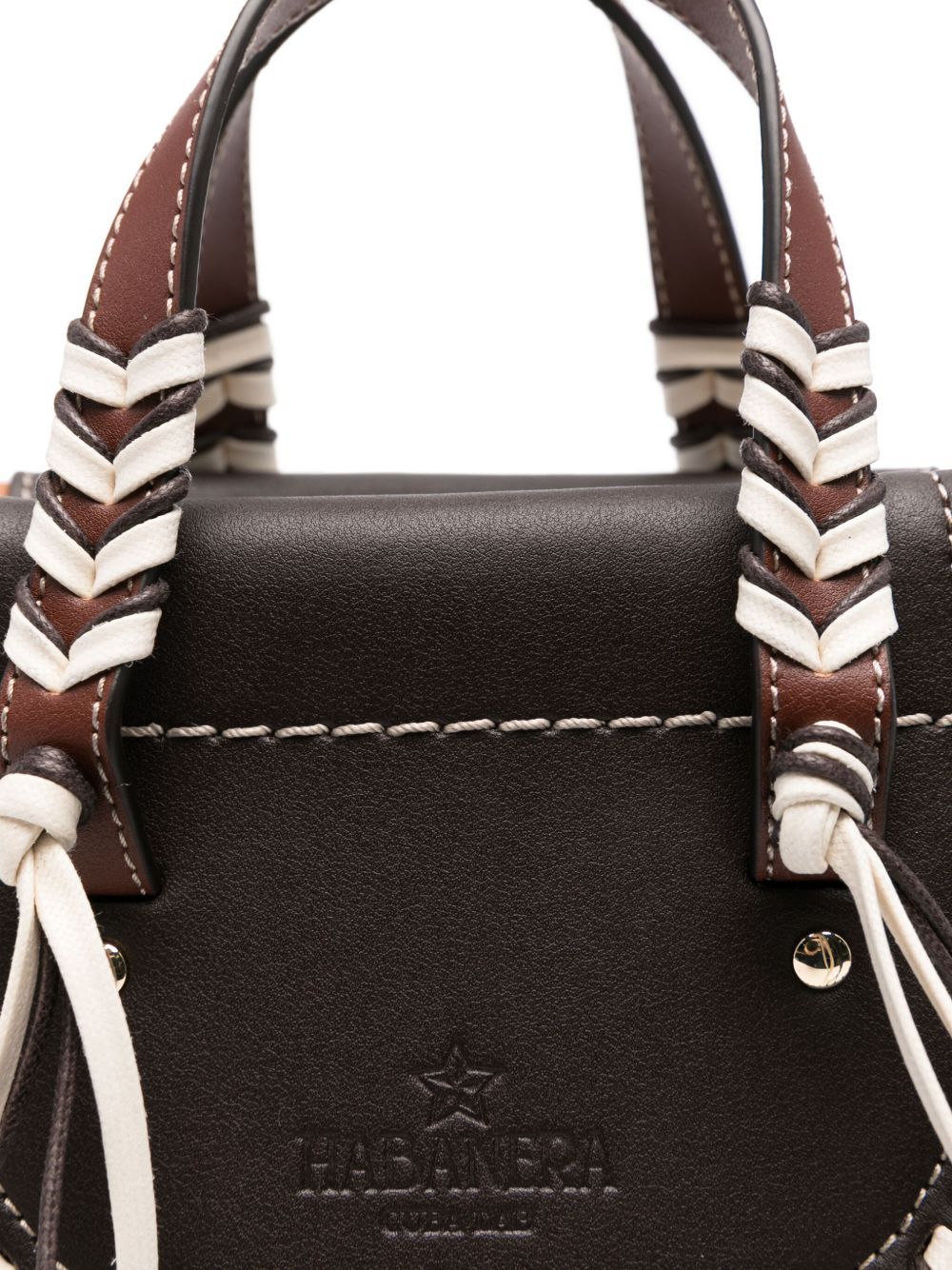 CUBA LAB Bags.. Habanera bucket bag in cedar brown