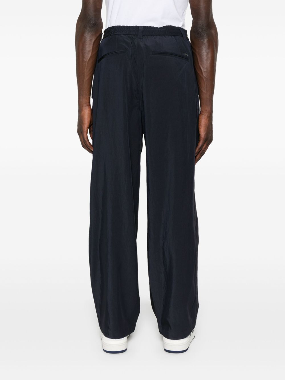 Pantalon EMPORIO ARMANI EXCLUSIVE en nylon bleu