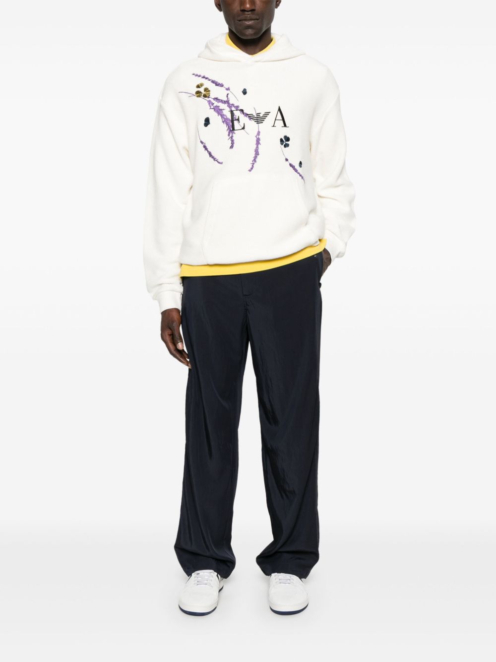 Pantalon EMPORIO ARMANI EXCLUSIVE en nylon bleu