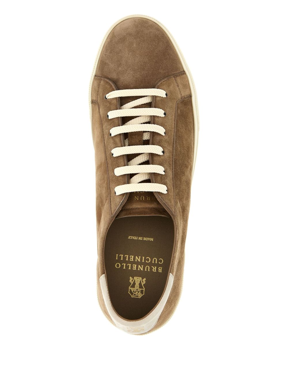 Brunello Cucinelli Sneakers in Beige Suede