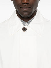 Manteau en coton mélangé blanc Studio Nicholson Coats