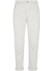 Brunello Cucinelli Trousers — Light Grey Men’s Pants