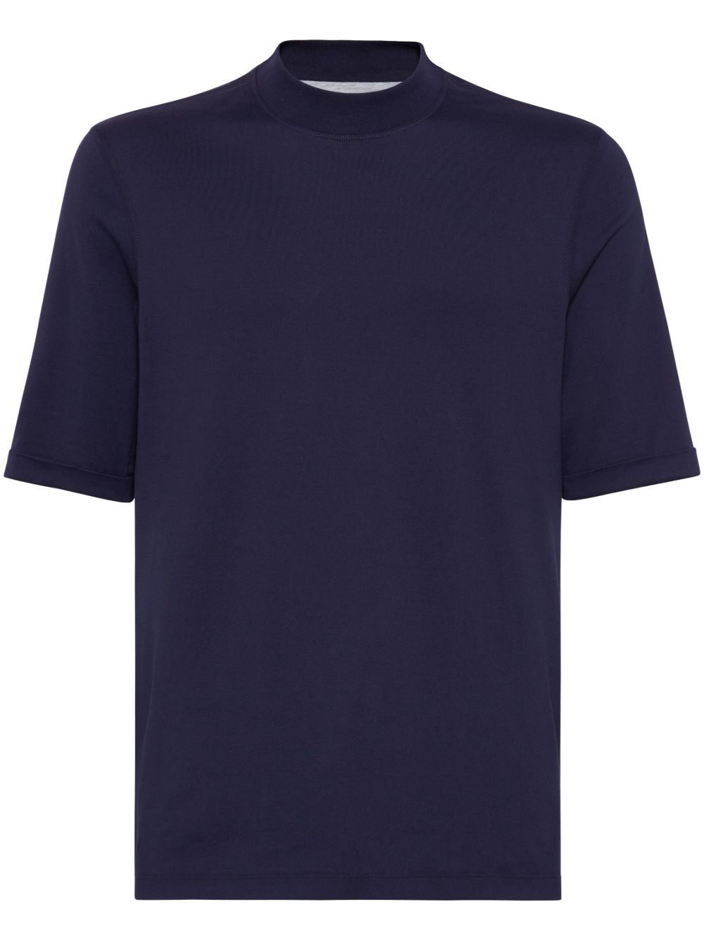 Brunello Cucinelli T-shirts and Polos Blue cotton jersey