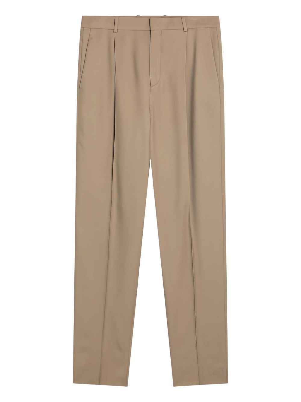 Saint Laurent Trousers Beige high-waisted wool