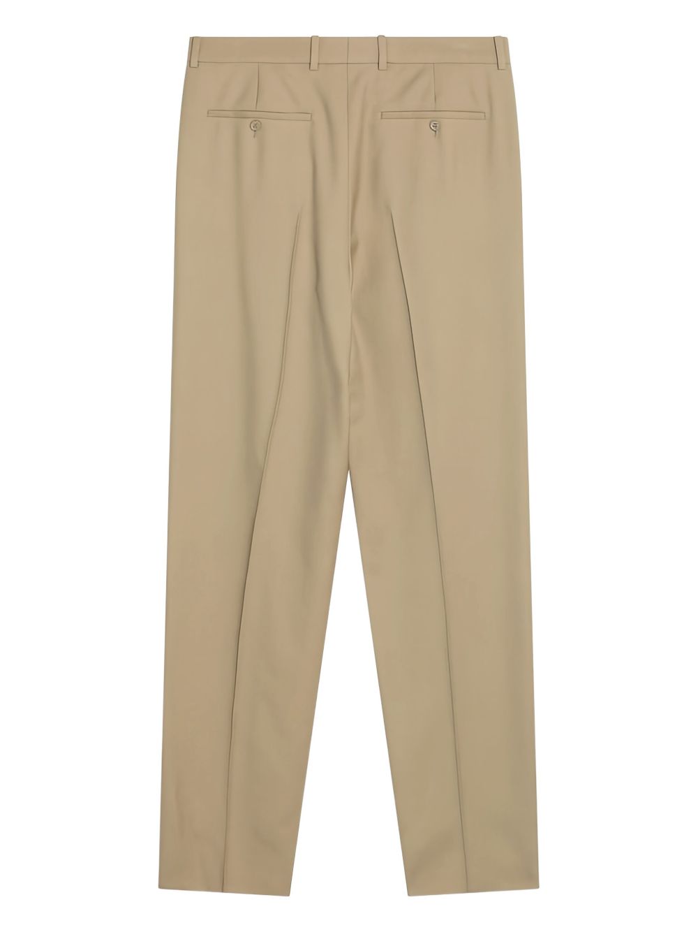 Saint Laurent Trousers Beige high-waisted wool
