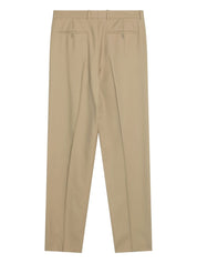 Saint Laurent Trousers Beige high-waisted wool