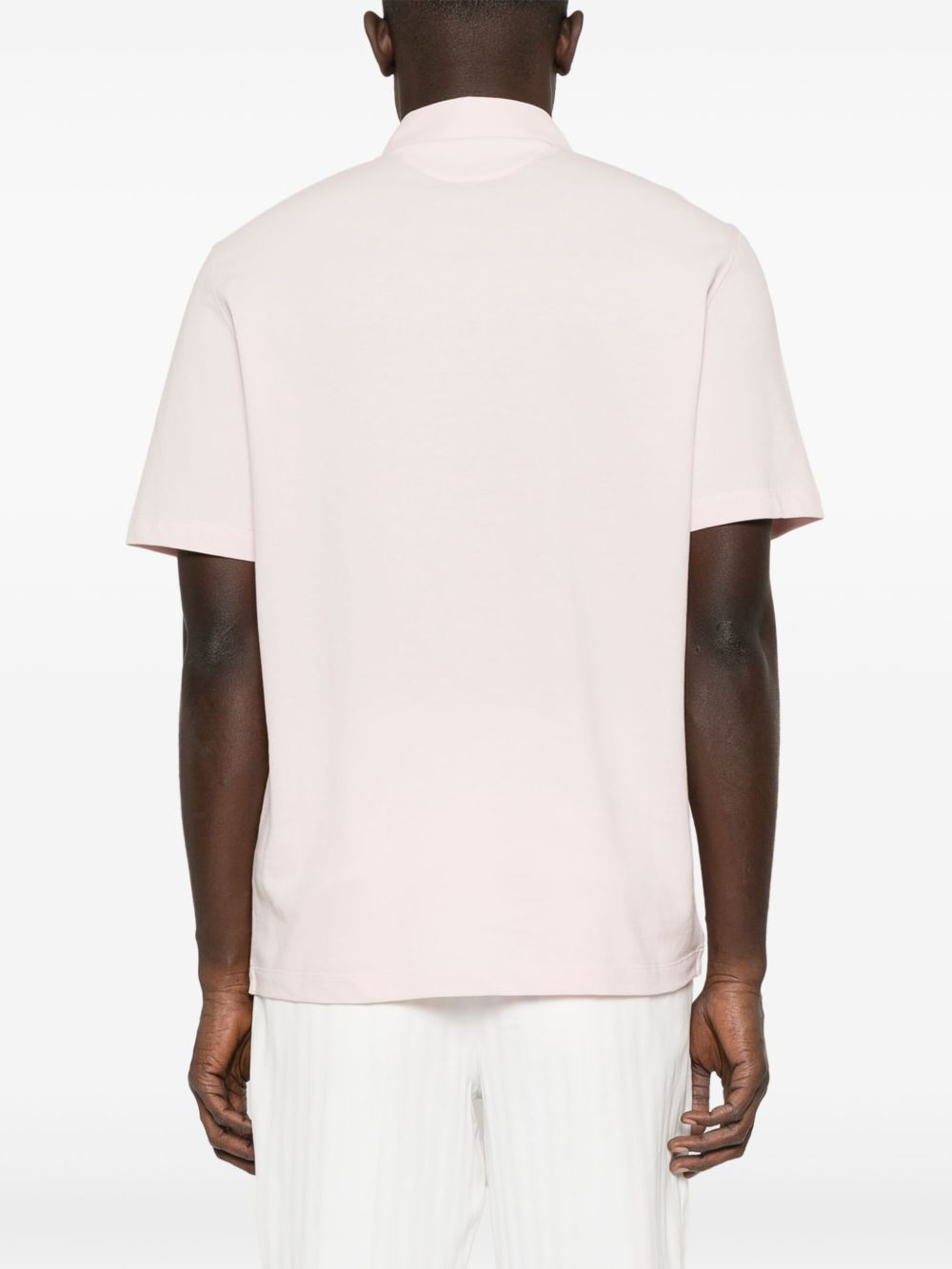 Brunello Cucinelli T-shirts and Polos in Pink Cotton Piquet