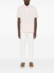 Brunello Cucinelli T-shirts and Polos in Pink Cotton Piquet