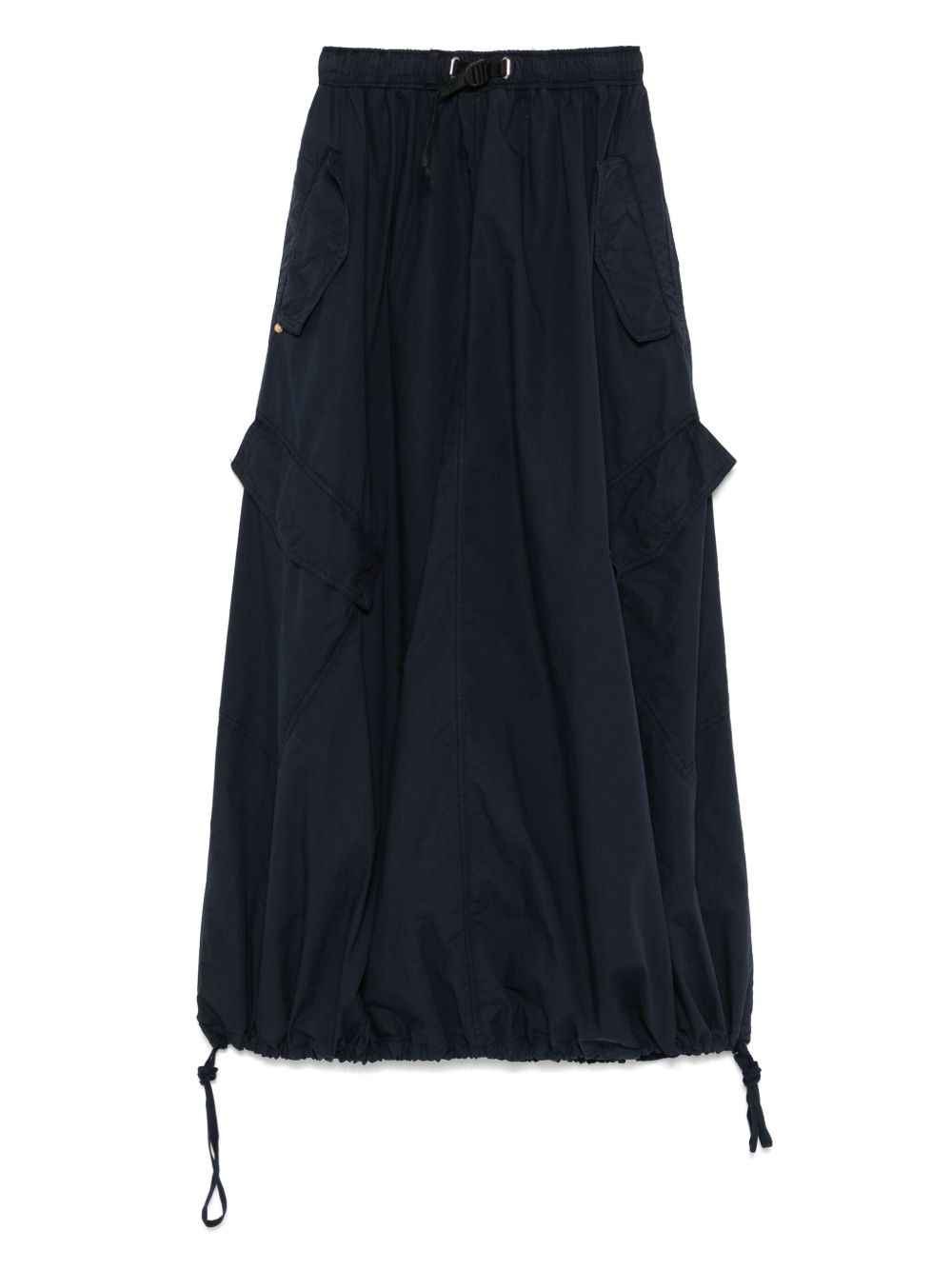 White Sand Skirts Blue long cotton skirt