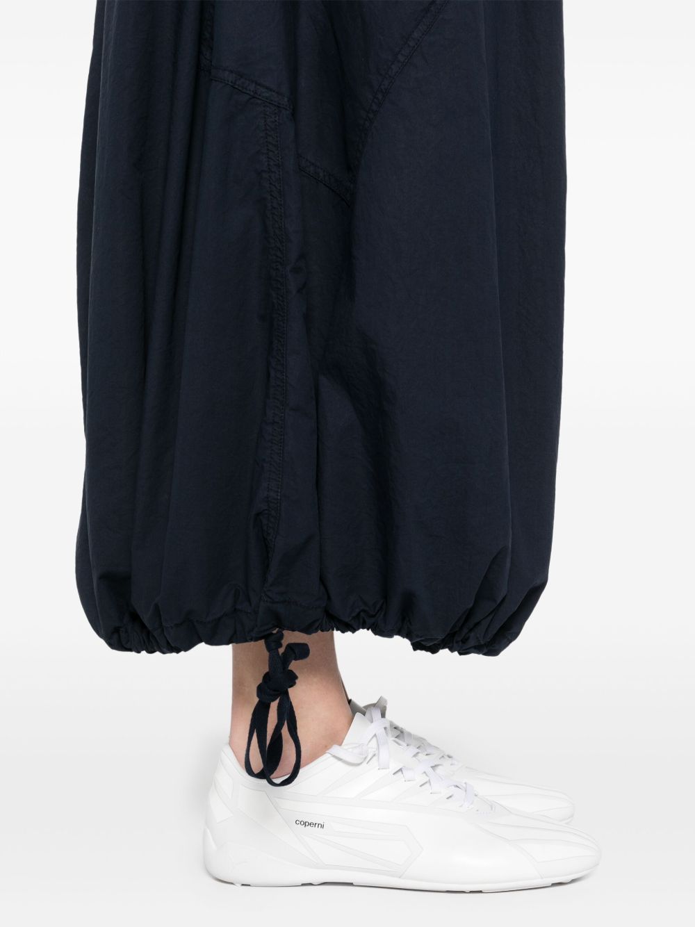 White Sand Skirts Blue long cotton skirt