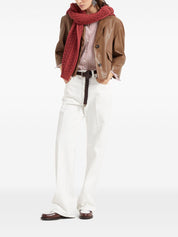 Brunello Cucinelli Chemises Lin bordeaux