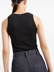 Brunello Cucinelli Blue Wide Cotton Denim‑Effect Trousers