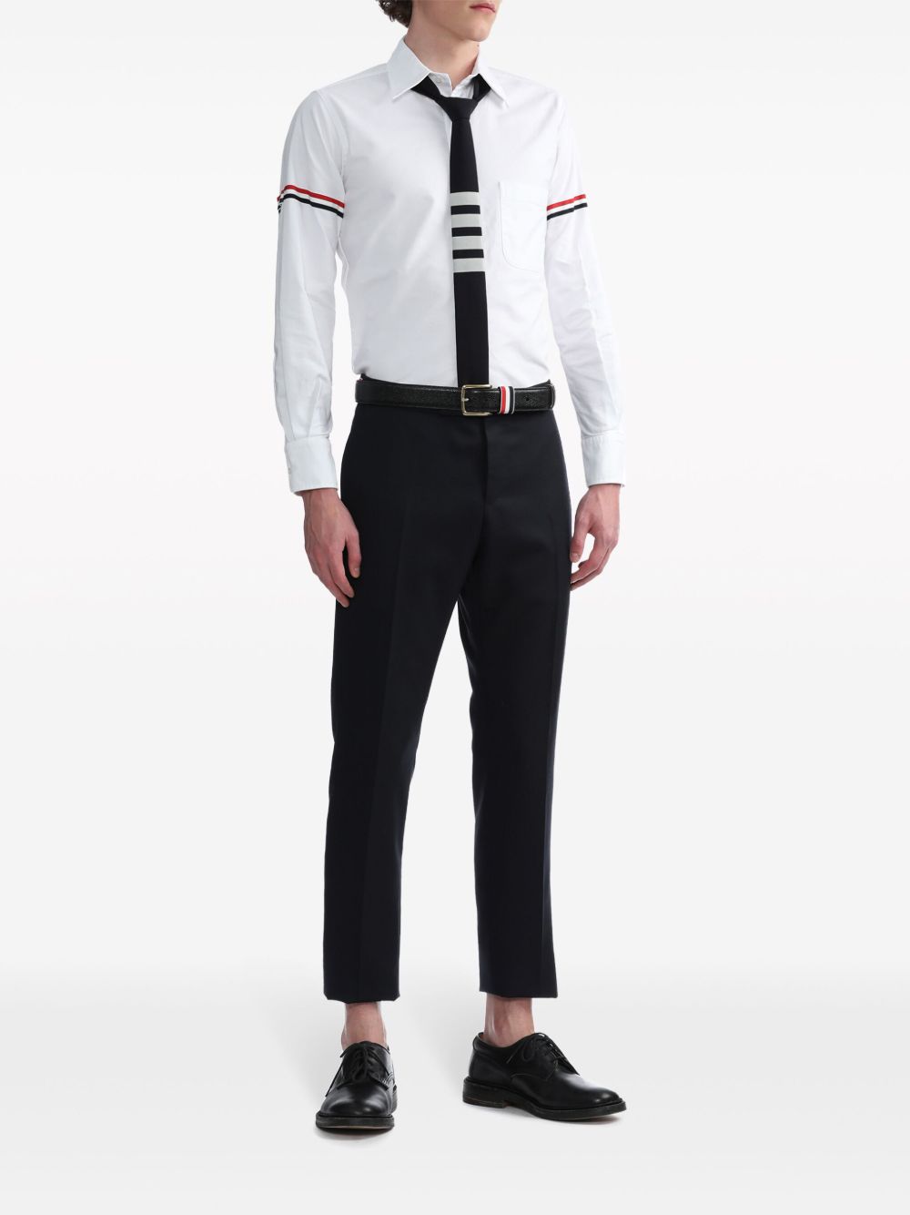 Camisas Thom Browne de algodón blanco de corte clásico