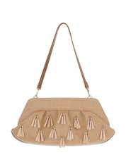 Themoire' Themoirè Emera Fringed Clutch Bag