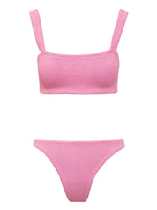 Conjunto de bikini rosa de HUNZA Sea Clothing
