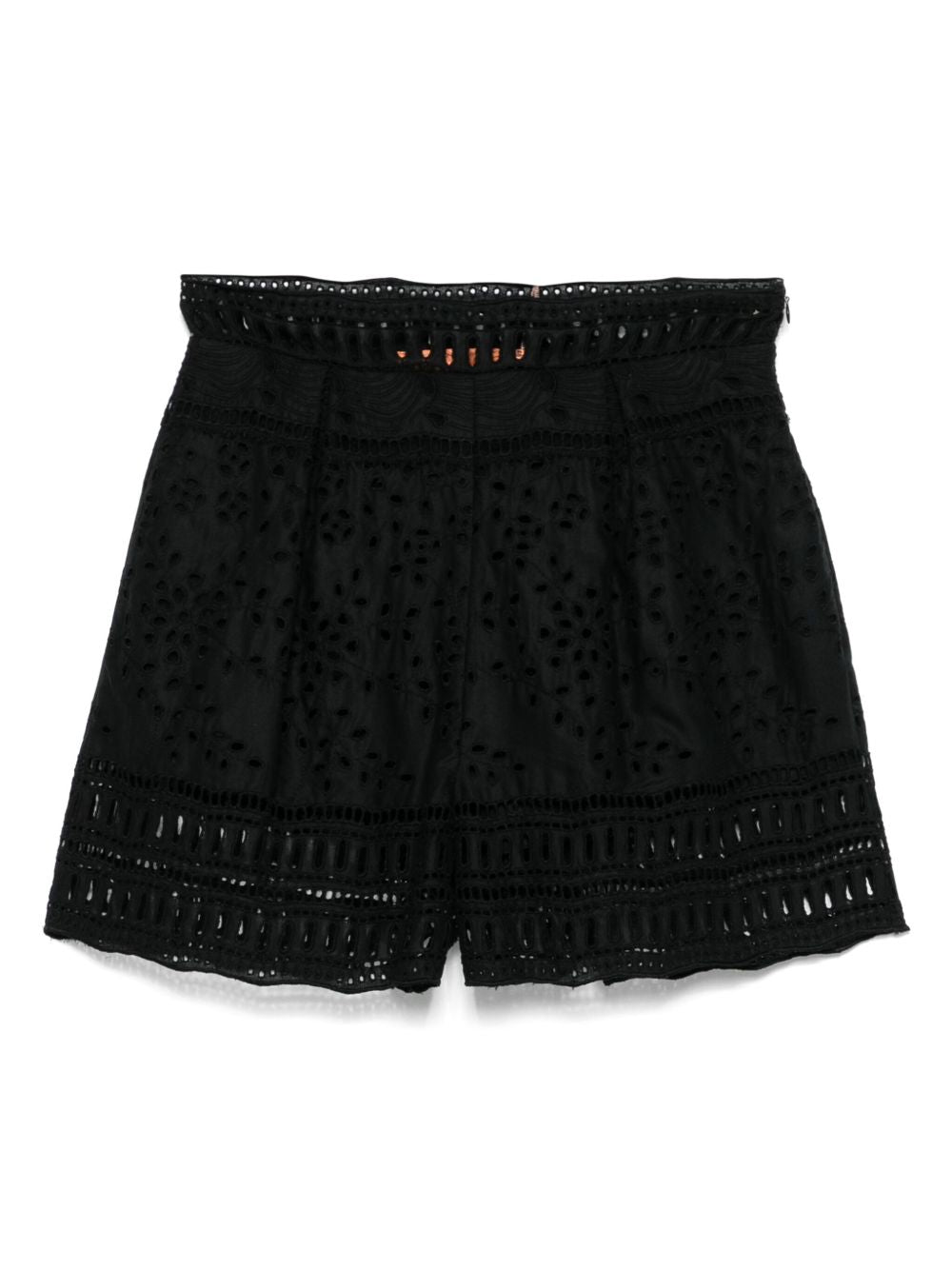 Ermanno Scervino Sangallo lace shorts in black